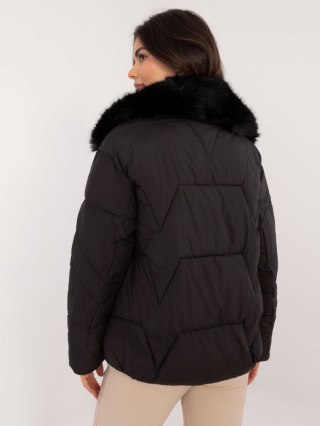 Pikowana Kurtka Zimowa Damska z Kapturem i Regulacją MBM-KR-2627.43P