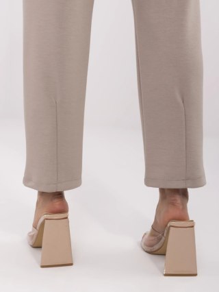 Spodnie joggersy z wiązaniem masełko DHJ-SP-20523.66P