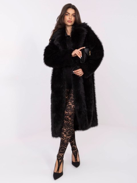 Beżowy Zimowy Płaszcz ze Sztucznego Futerka IF-PL-G230132.98P