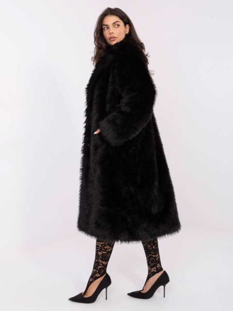 Beżowy Zimowy Płaszcz ze Sztucznego Futerka IF-PL-G230132.98P