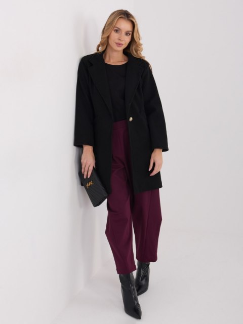 Camelowy Elegancki Płaszcz Przejściowy z Kieszeniami IT-PL-20238.23