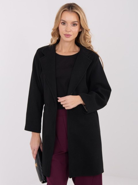 Camelowy Elegancki Płaszcz Przejściowy z Kieszeniami IT-PL-20238.23