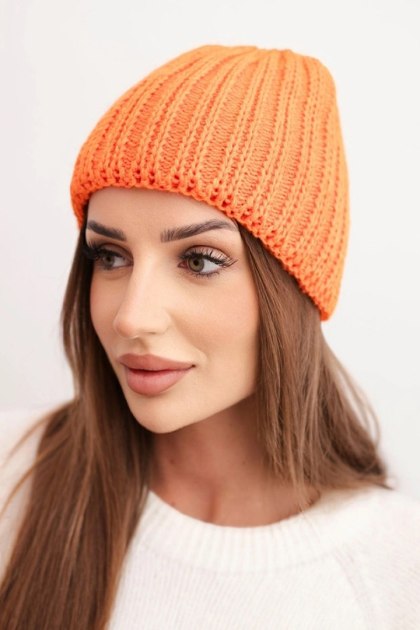 Czapka damska Rebeka K345 pomaranczowa