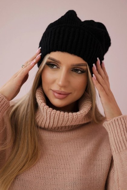 Czapka damska Ingrid K371 czarna