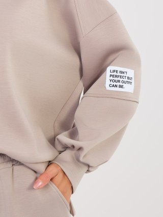 Komplet damski masełko z bluzą bez kaptura IT-KMPL-9781.15