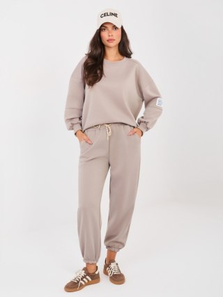 Komplet damski masełko z bluzą bez kaptura IT-KMPL-9781.15