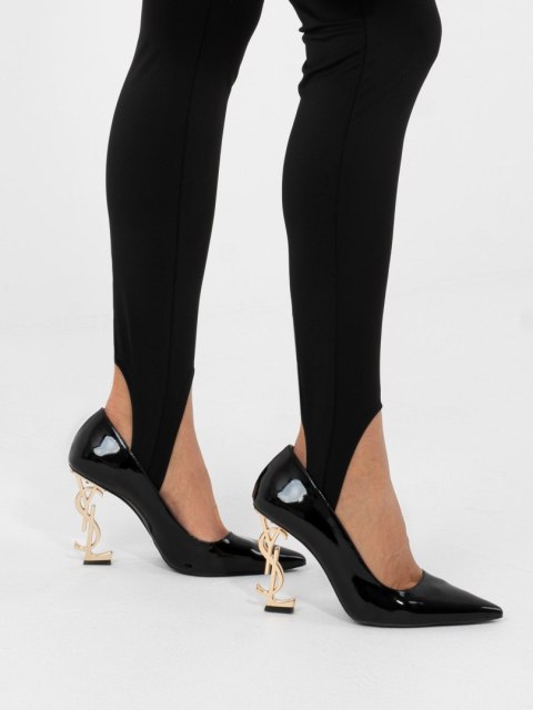 Czarne legginsy masełko