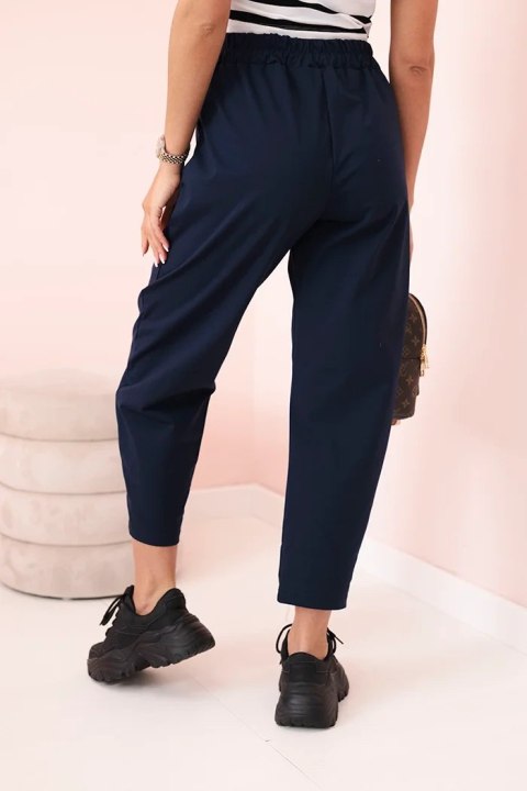 Spodnie z kieszeniami Summer Punto granatowe