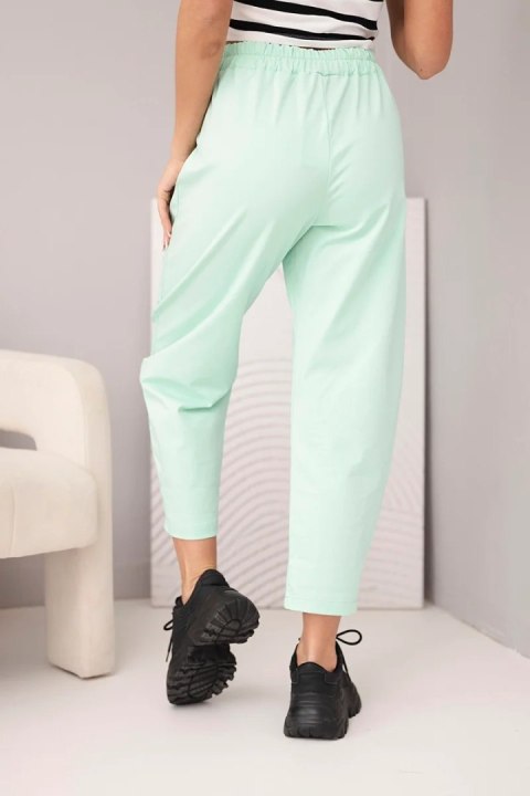 Spodnie z kieszeniami Summer Punto miętowe