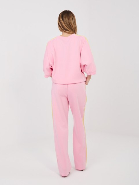 Komplet damski masełko z rękawem 3/4 i joggerami IT-KMPL-22215.77