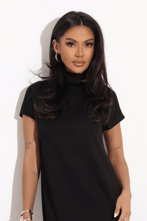 Czarna midi sukienka ZELIA