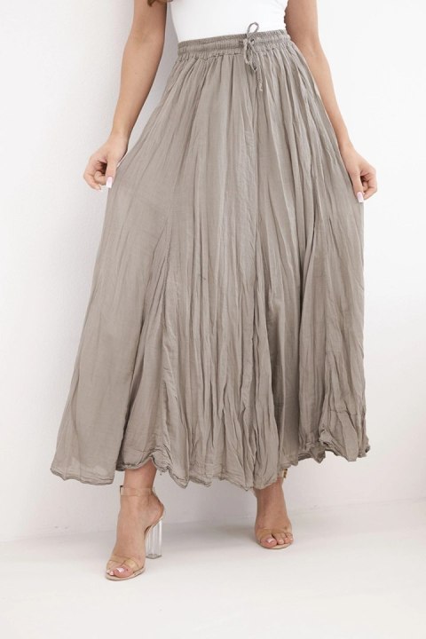 Spódnica damska maxi bawełniana z gumką w pasie fango