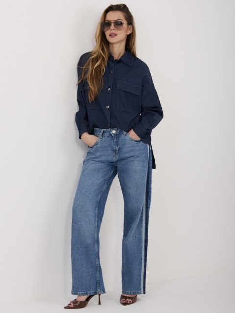 Spodnie D85084BL62589M324