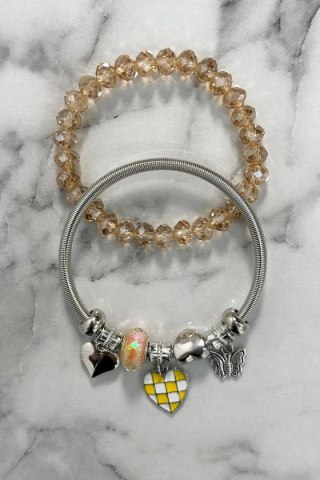 Bransoletka SL519-84 żółta