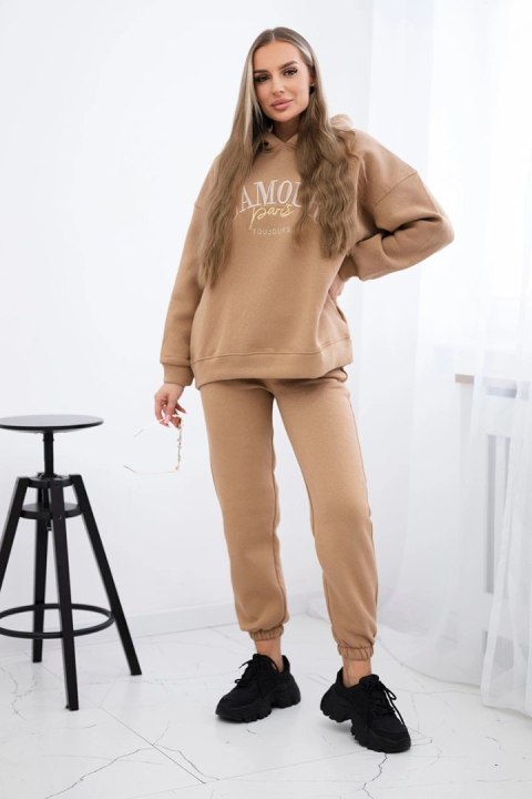 Camelowy komplet dresowy L'Amour