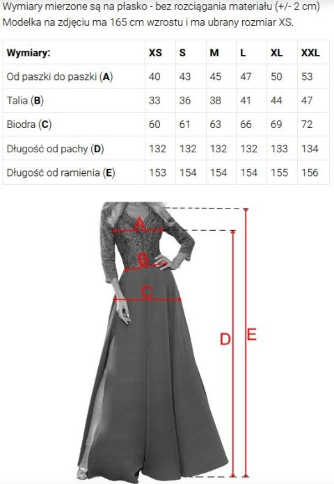 643-6 Elegancka wieczorowa suknia maxi z rozcięciem i różami - cukierkowy róż