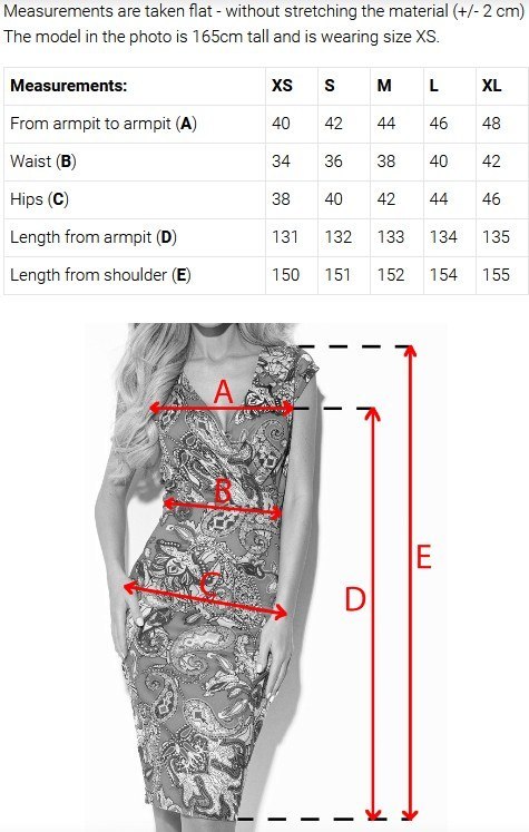 404-15 Elegancka długa sukienka z kopertowym dekoltem i rozcięciem - zieleń butelkowa - XL