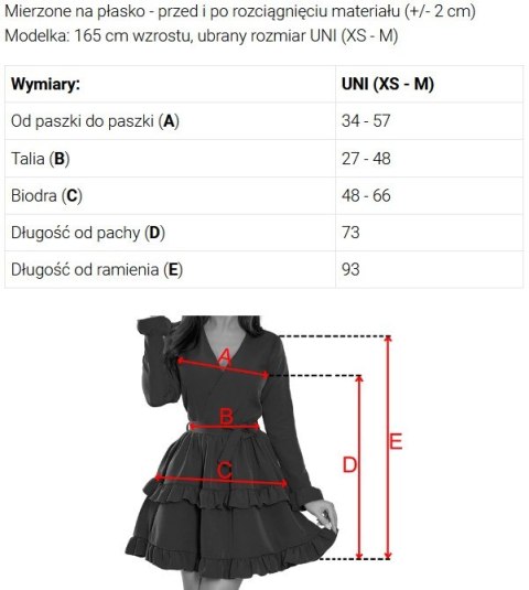 677-3 Sukienka na ramiączkach z dekoltem typu woda i spódnicą z falbanami - masełkowy żółty - UNI