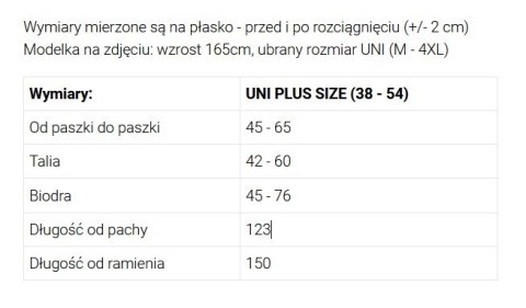 654-3 Długa połyskująca sukienka plus size z dekoltem i transparentnym rękawkiem - błękitna - UNI