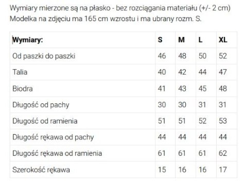 481-7 Zamszowa RAMONESKA z długim rękawkiem i zamkami - błękitny turkus - L