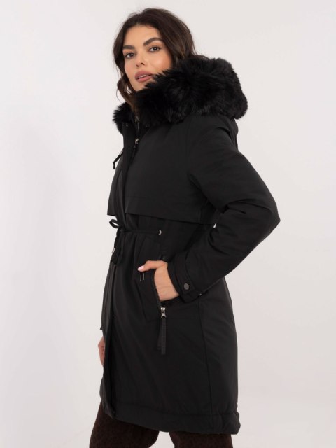 Khaki Zimowa Kurtka Parka z Kapturem SK-KR-HH-2409.17X