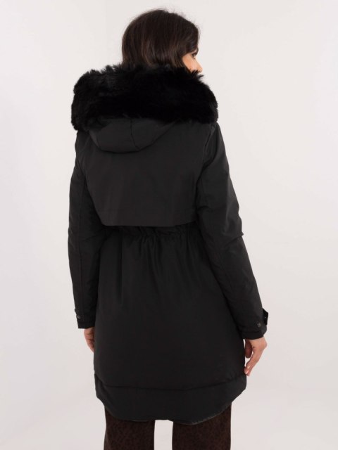 Khaki Zimowa Kurtka Parka z Kapturem SK-KR-HH-2409.17X