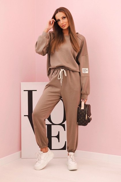 Komplet bluza + spodnie masełko fango