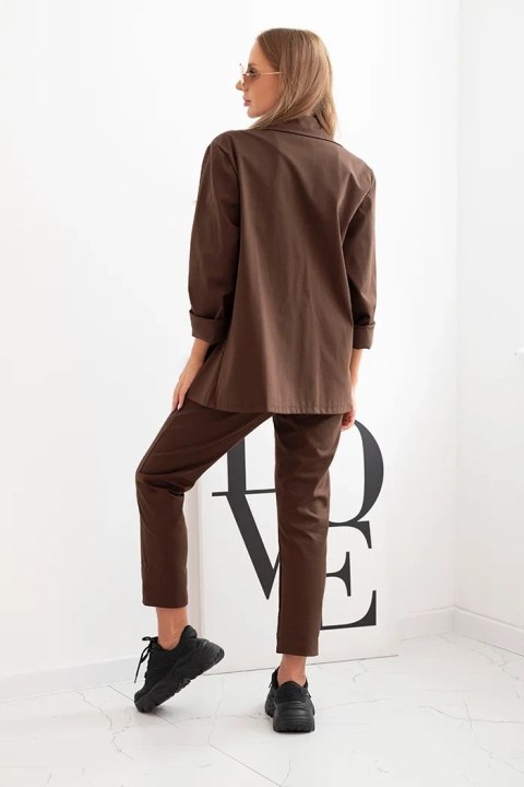 Brązowy komplet damski Punto