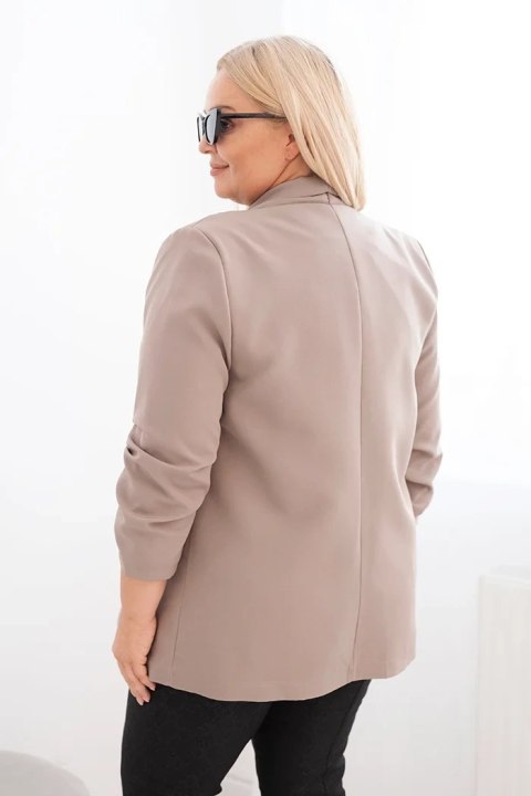 Marynarka damska Plus Size fango XL/2XL