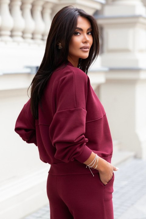 Bordowy komplet damski Misty