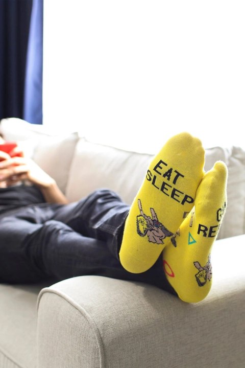 Skarpetki unisex z motywem gracza - zestaw 2 par w oryginalnym opakowaniu