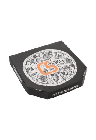 Skarpetki z nadrukiem pizzy - zestaw 4 par unisex w oryginalnym opakowaniu