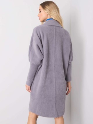 Szary Płaszcz Alpaka Eveline MBM-PL-1521.97P