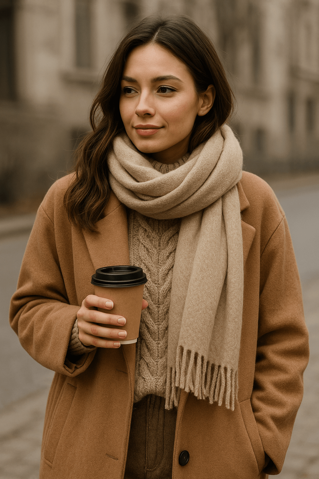 Jak stworzyć stylizację warstwową na zimę – modne płaszcze i swetry oversize